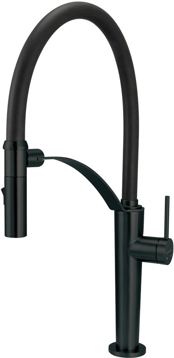 Kitchen faucet with flexible spout - 2 types of spray
