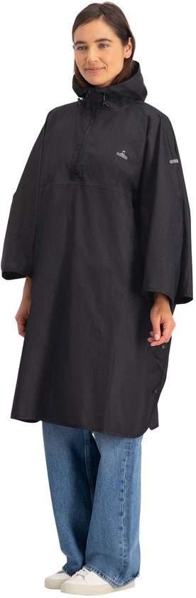 NOMAD® Premium Regenponcho Volwassenen | Waterdicht 15.000 mm | Poncho Dames & Heren | One Size | Wandel-/ Fietsponcho | Incl Opbergzak