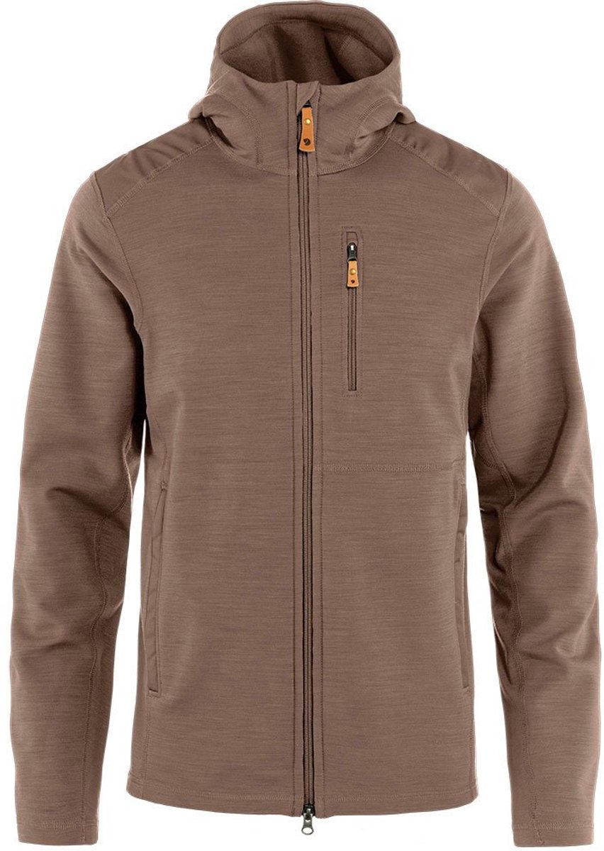 Fjällräven Keb Fleece Met Volledige Rits Man Bruin