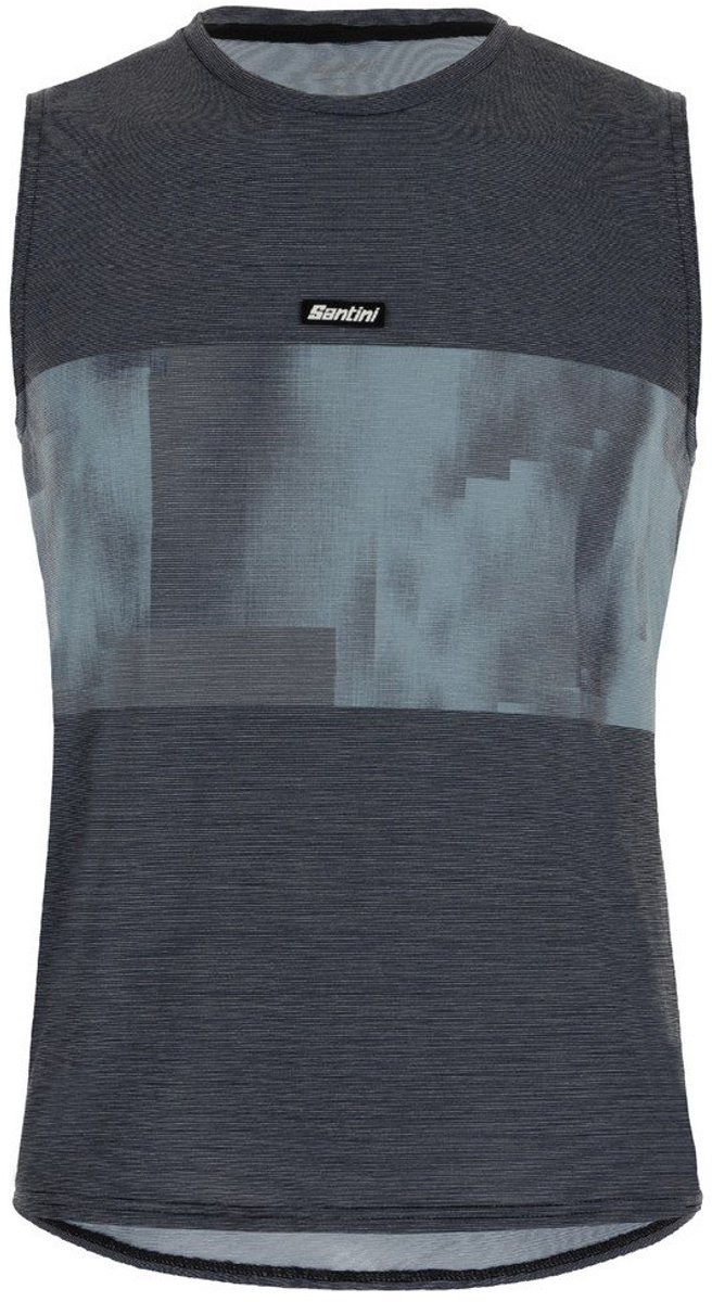 Santini Forza Indoor Collection Mouwloos T-shirt Grijs S Man