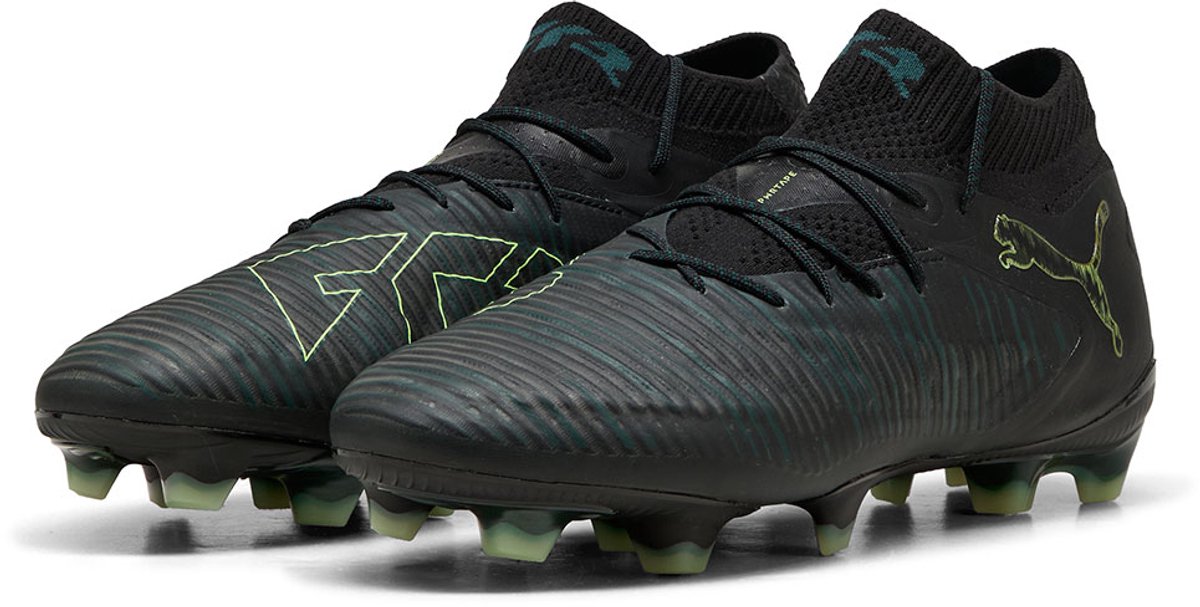 Zwarte Puma Future 8 Ultimate FG voetbalschoenen EU 40 met FUZIONFIT³ voor een nauwsluitende pasvorm.