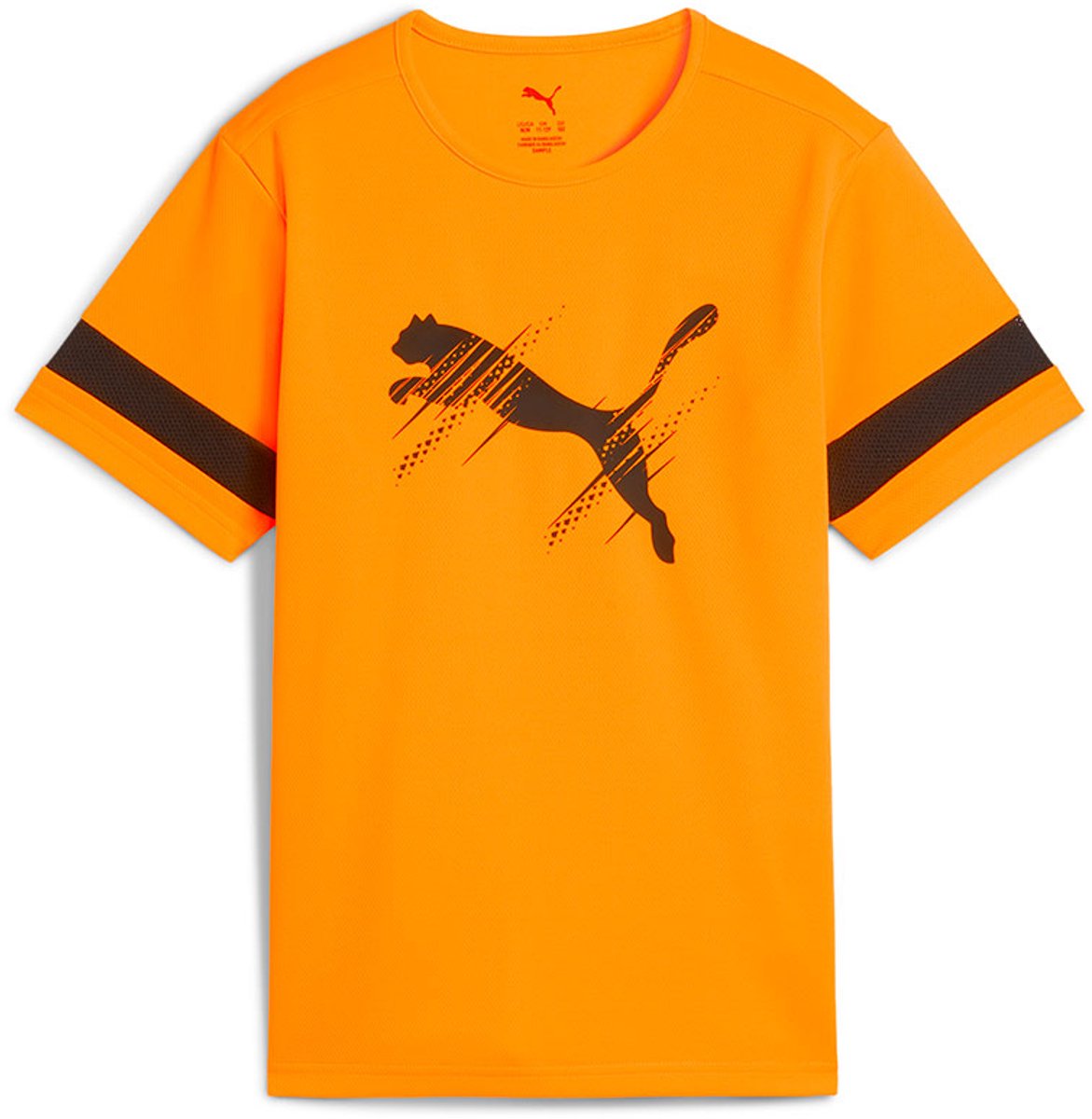 Puma Attacanto Logo T-shirt Met Korte Mouwen Oranje 6-7 Years Jongens