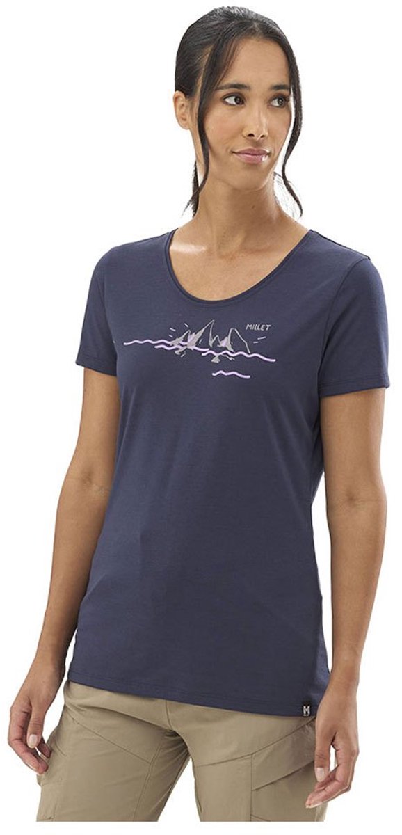 Millet Divino T-shirt Met Korte Mouwen Vrouw Saphier
