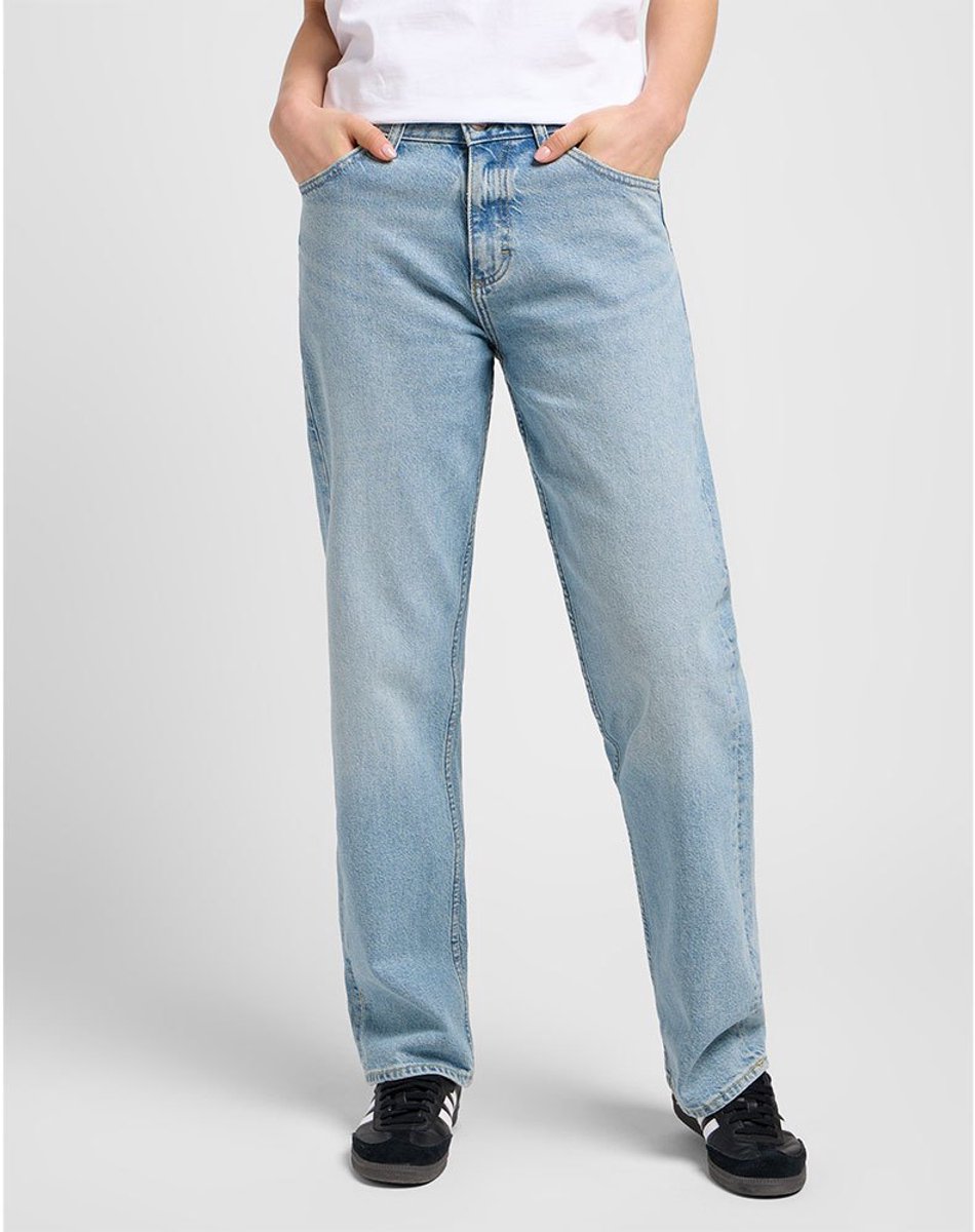 Lee Rider Classic Relaxed Fit Spijkerbroek 30 35 Vrouw Light The Way