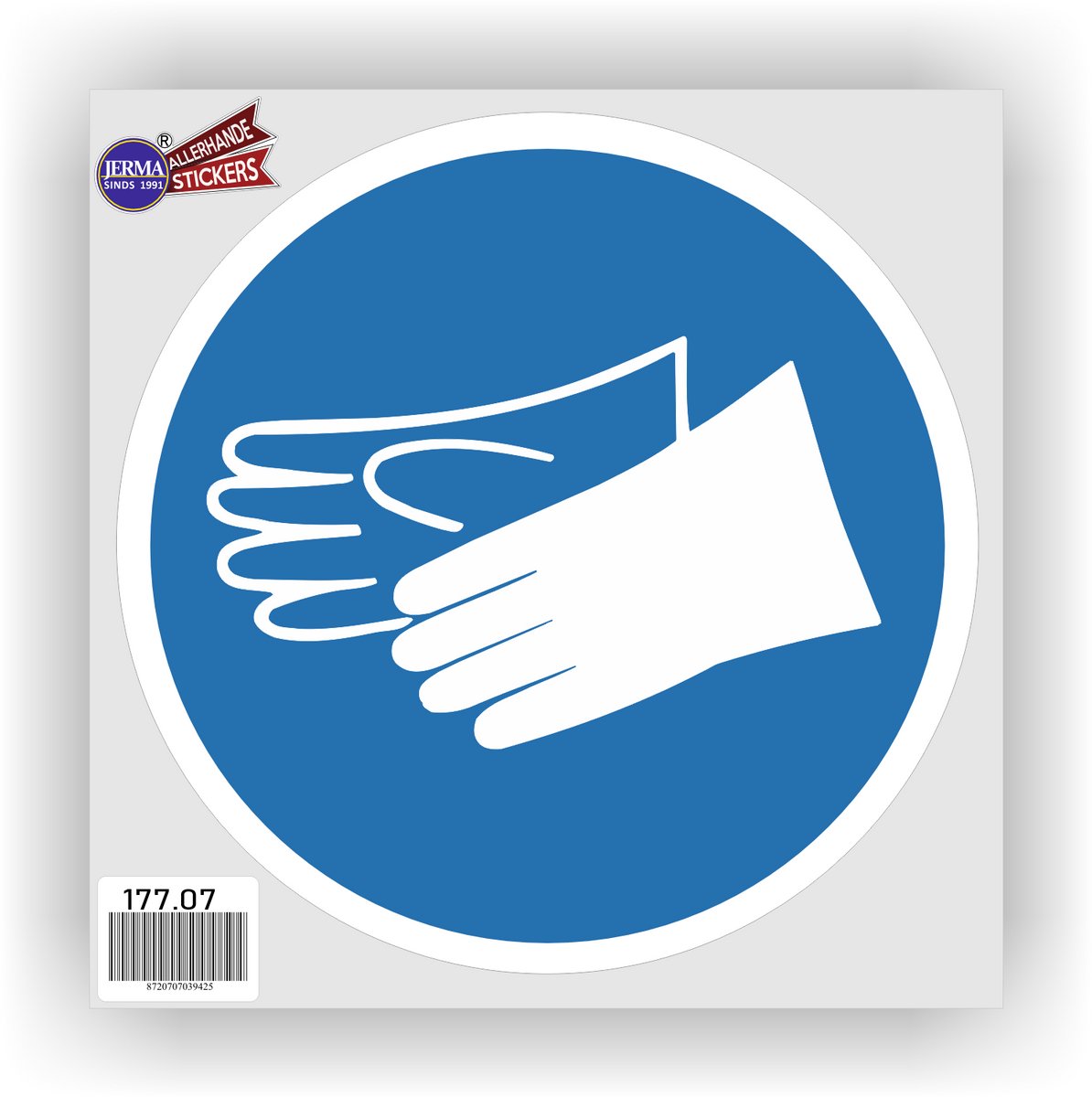 Fixman Waarschuwingsbord: Verboden te roken symbool 100 x 100 mm