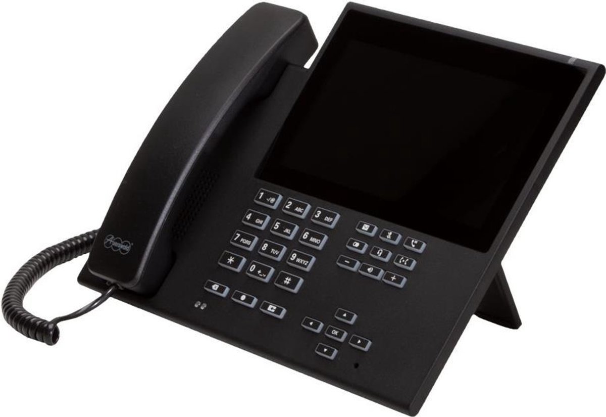 Auerswald COMfortel D-600 Vaste VoIP-telefoon Handsfree, Headsetaansluiting, Optisch belsignaal, Touchscreen, WiFi Kleu