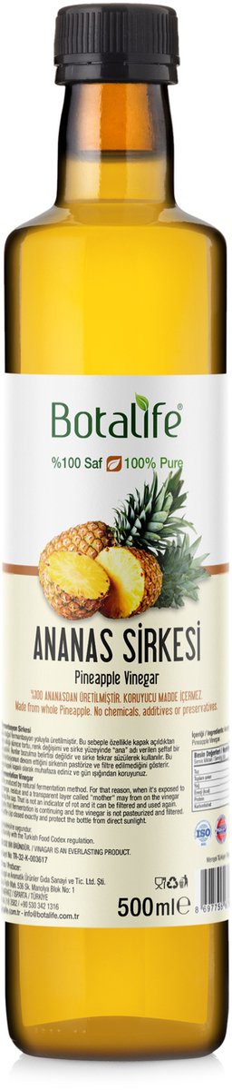 Botalife Ananasazijn - %100 Puur en Natuulijk - 500 ml