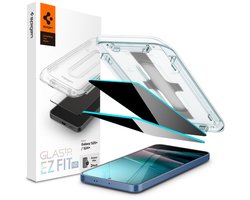 Spigen Privacy Glass Geschikt voor Samsung Galaxy S25 Plus / S24 Plus - EZ Fit GLAS.tR - 9H Tempered Glass Screen Protector - Case Friendly - Gemakkelijke Installatie - 2-Pack