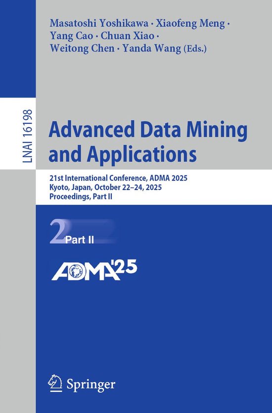 Springer Nature Proceedings Computer Science 2 - Advanced Da ... - cover