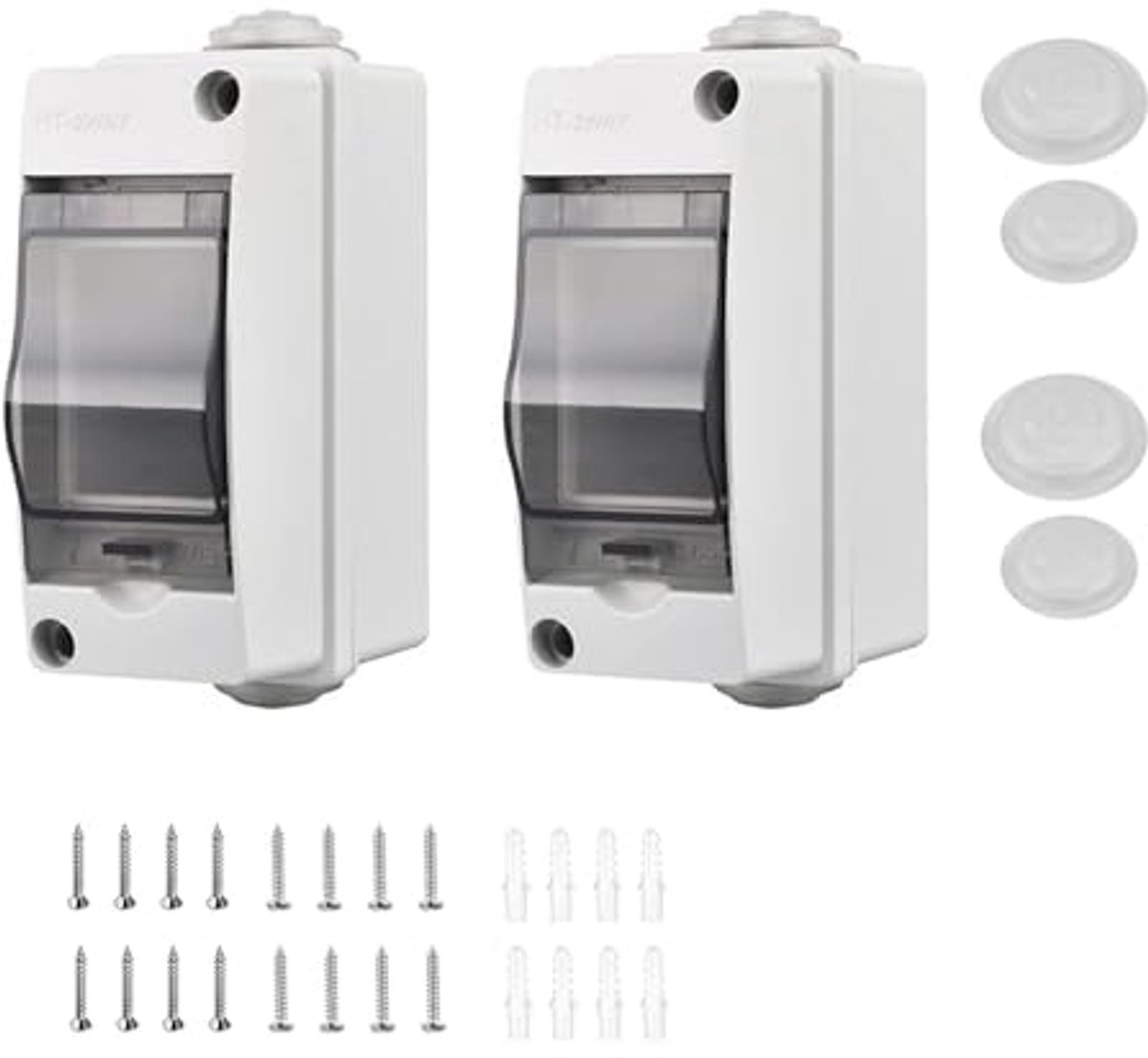 Verdeelkast met 3 modules voor binnen en buiten - IP65 waterdicht, compact en veilig
