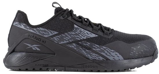 Chaussures de travail Reebok S3 Nano X1 Zwart basses