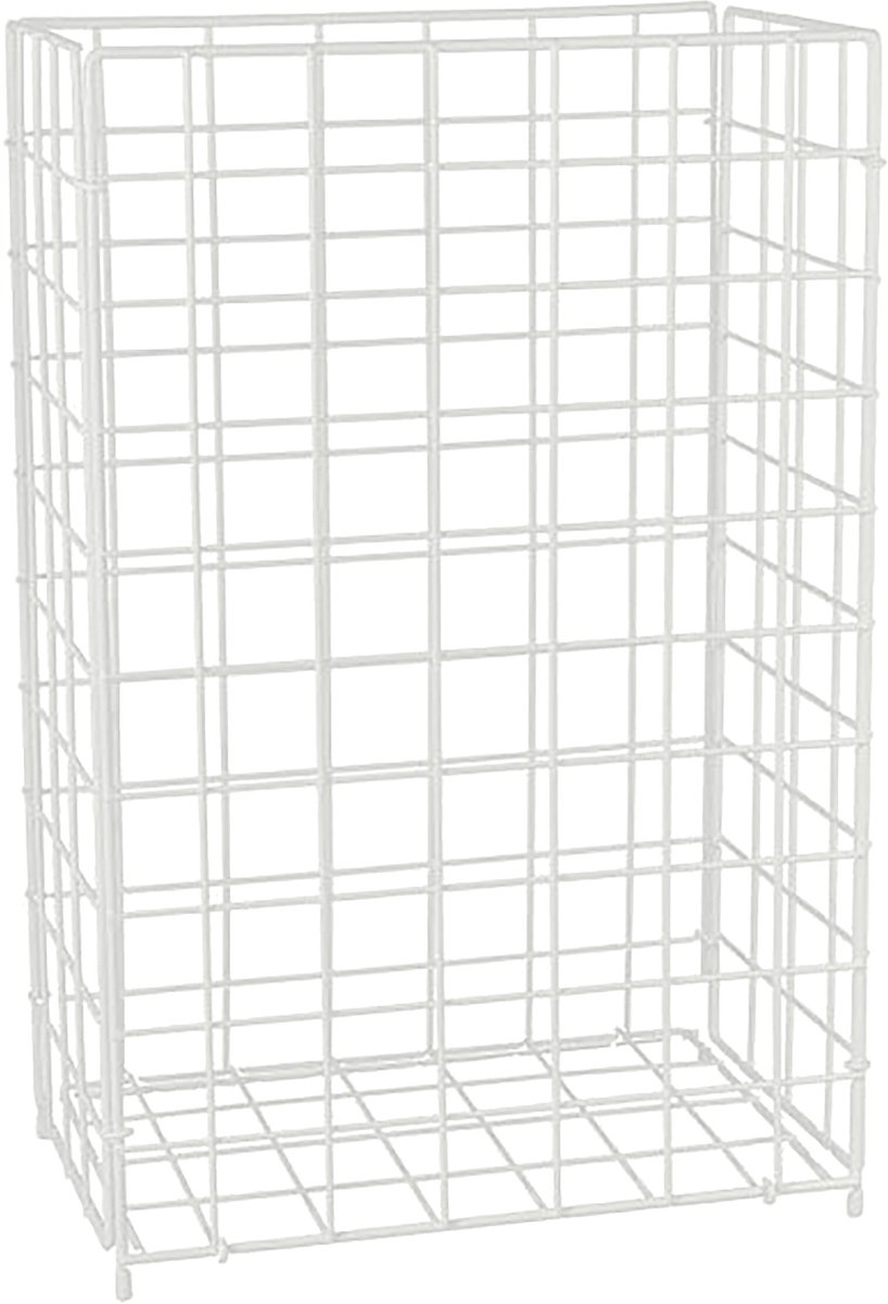 Prullenmand kantoor - 60 liter - metaal - wit