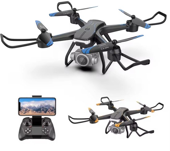 Drone Enfant Avec Double Caméra – Quadricoptère Prêt à Voler, Portée 50m, Facile à Piloter, Neuf