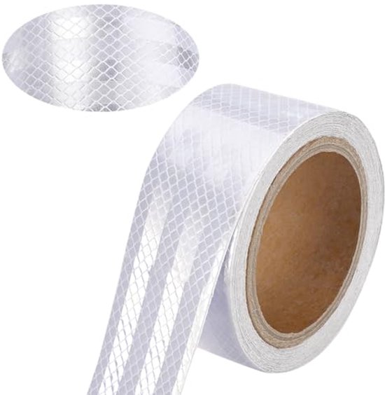 Reflecterend plakband 5 cm x 10 m voor voertuigen en tractoren | bol