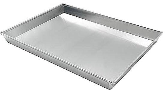 Rechthoekige Bakplaat van Aluminiumlegering 3003 - 40x30 cm - Ideaal voor Gebak en Pizza — afbeelding 5