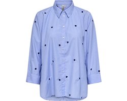 ONLY - ONLNEW LINA GRACE STR EMB SHIRT NOOS WVN Dames Blouse