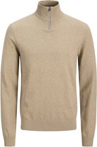 JJ REBEL - JREBCALLUM KNIT HALF ZIP SN Heren Trui