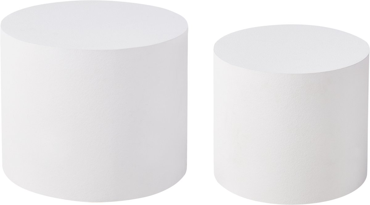 MANTI - Salontafel set - Wit - MDF