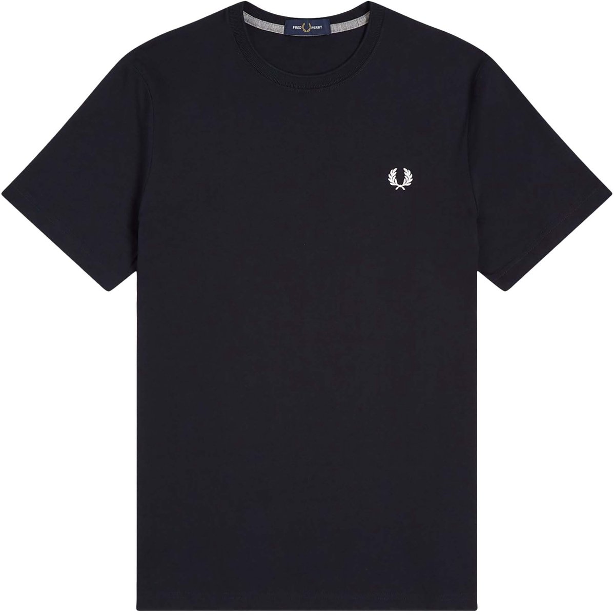 Fredperry Fp T-Shirt Met Ronde Hals Streetwear Volwassen Blauw