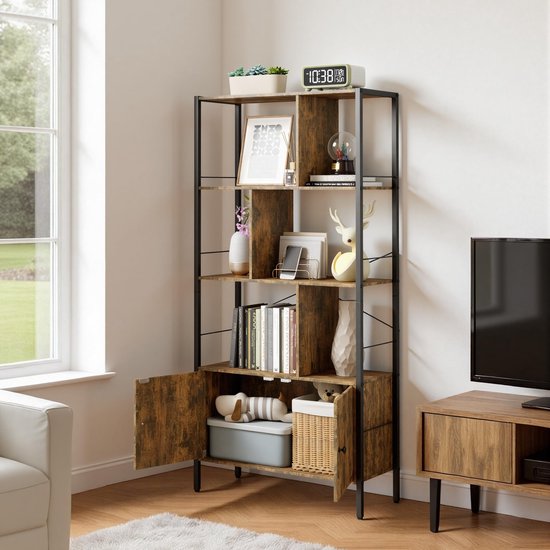 Industriële Boekenkast – Boekplank – Boekenrek – Opbergrek – Vakkenkast – Robuust