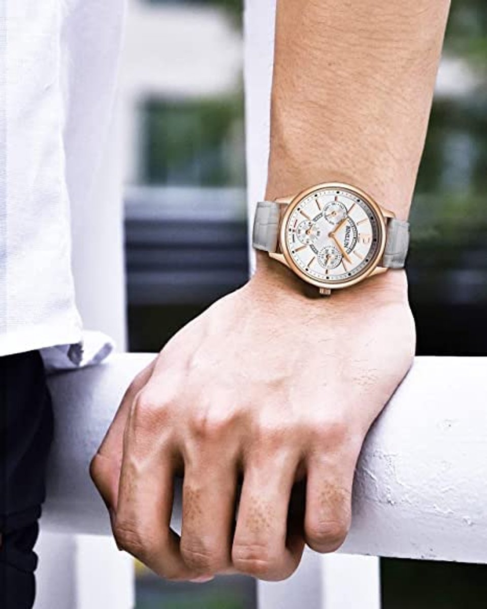 Heren en Dames Krokodillenleren Horlogeband Vervanging - Waterdicht - Snelle Ontgrendeling - Diverse Kleuren en Maten