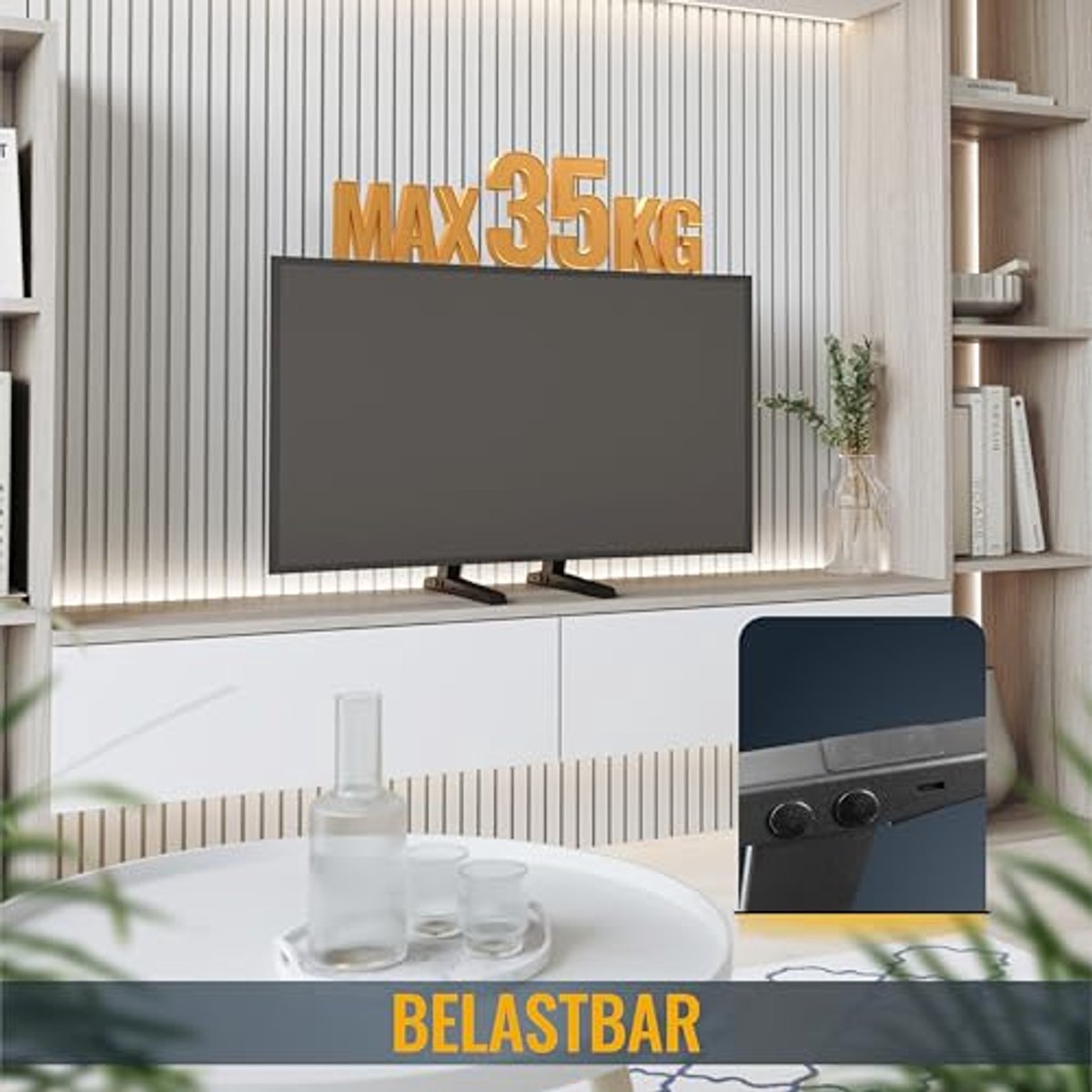 Verstelbare TV standaard voor 19-47 inch (48-119cm) met VESA montage