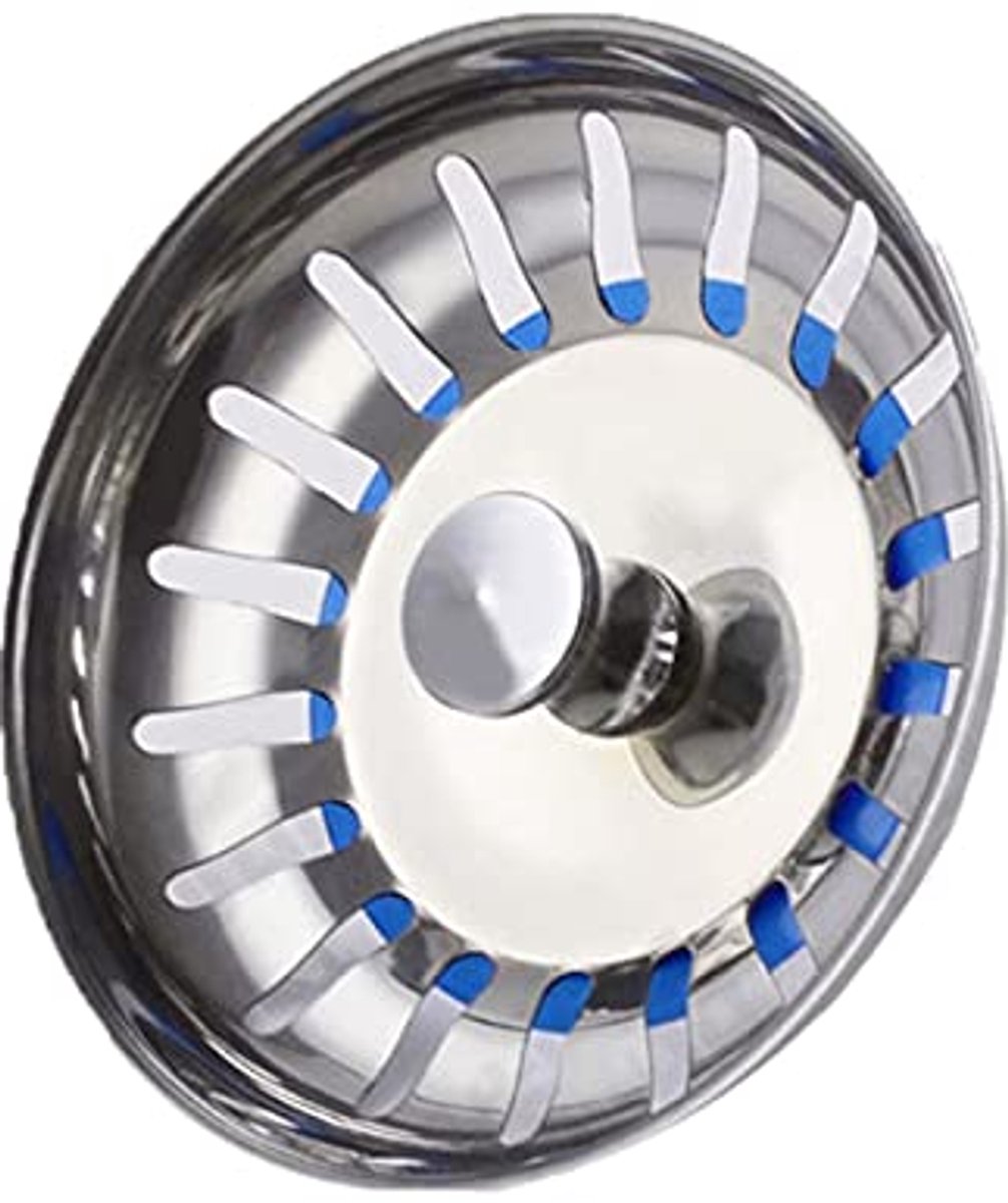 Universele Roestvrij Stalen Gootsteen Zeef Plug - Diameter 80 mm voor Keuken en Badkamer