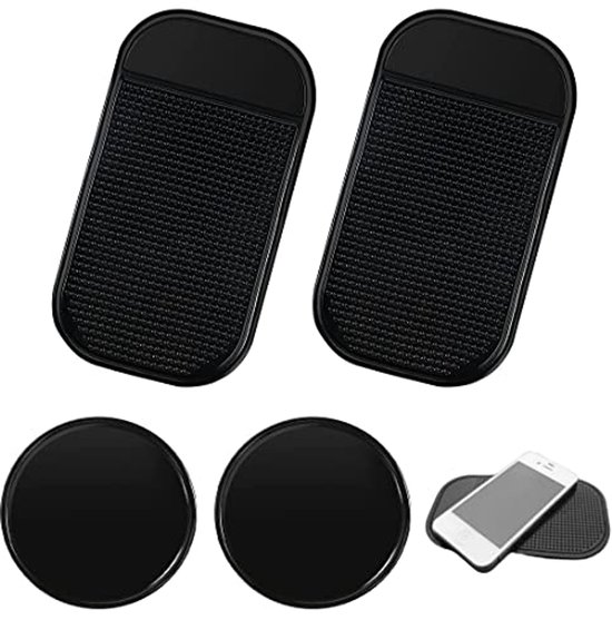 Antislipmat voor autodashboard - Siliconen Fixeermat voor Mobiele Telefoon en Bril - 4 Stuks