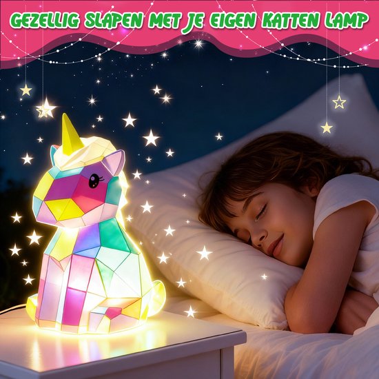 Black friday korting ! Speelgoed - diy unicorn led lampje - éénhoorn