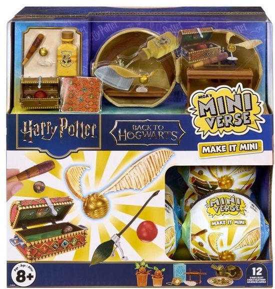 Miniversum - Harry Potter Terug naar Zweinstein - Complete doos met 15 ballen - Creatief vrijetijdsspel - Vanaf 8 jaar - Niet eetbaar