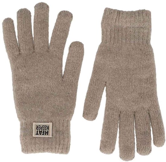 Heatkeeper - Thermo Handschoenen - Dames - Beige Melange - TOG-waarde 1.9