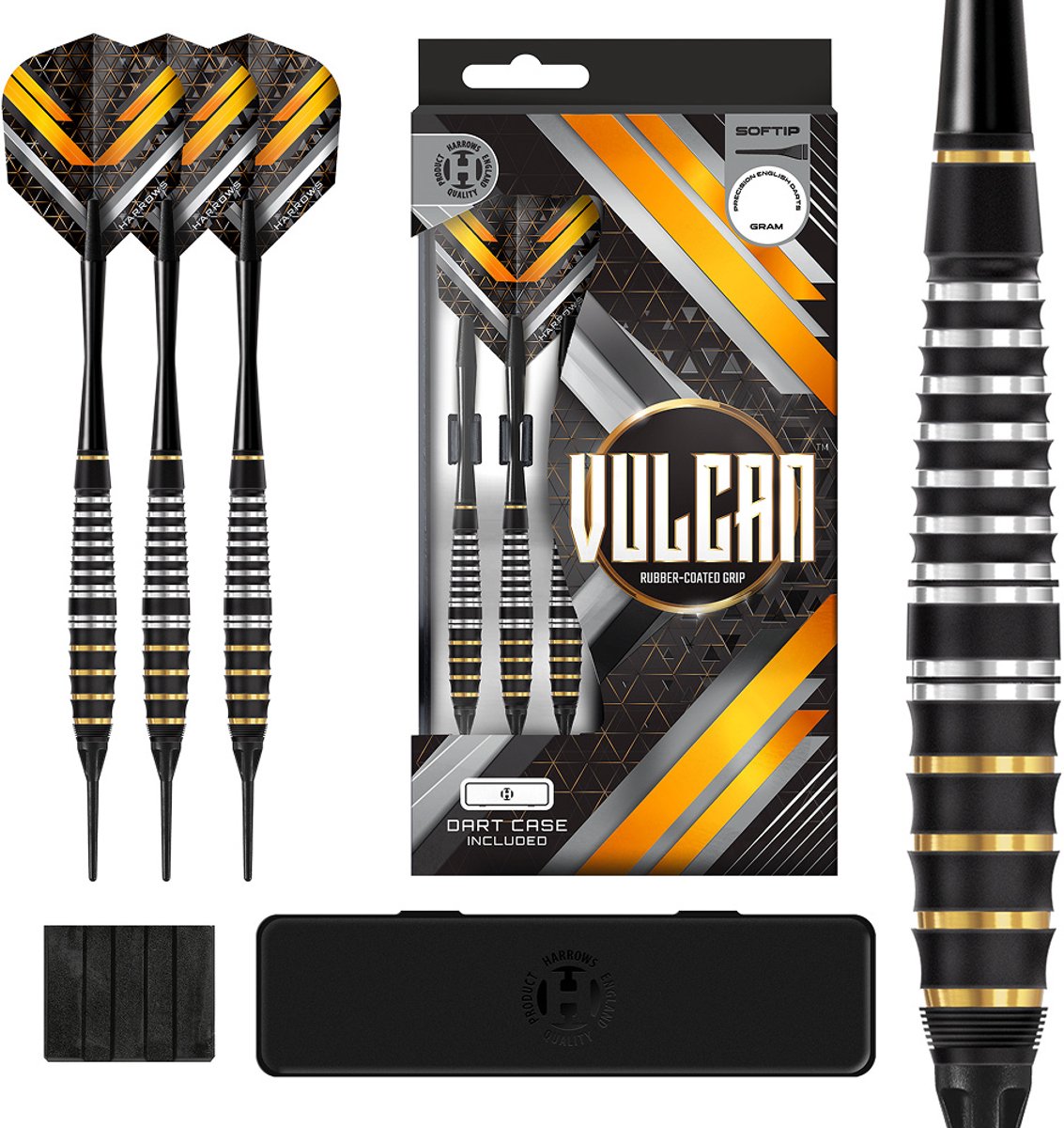 Harrows Vulcan Brass - Soft Tip Darts