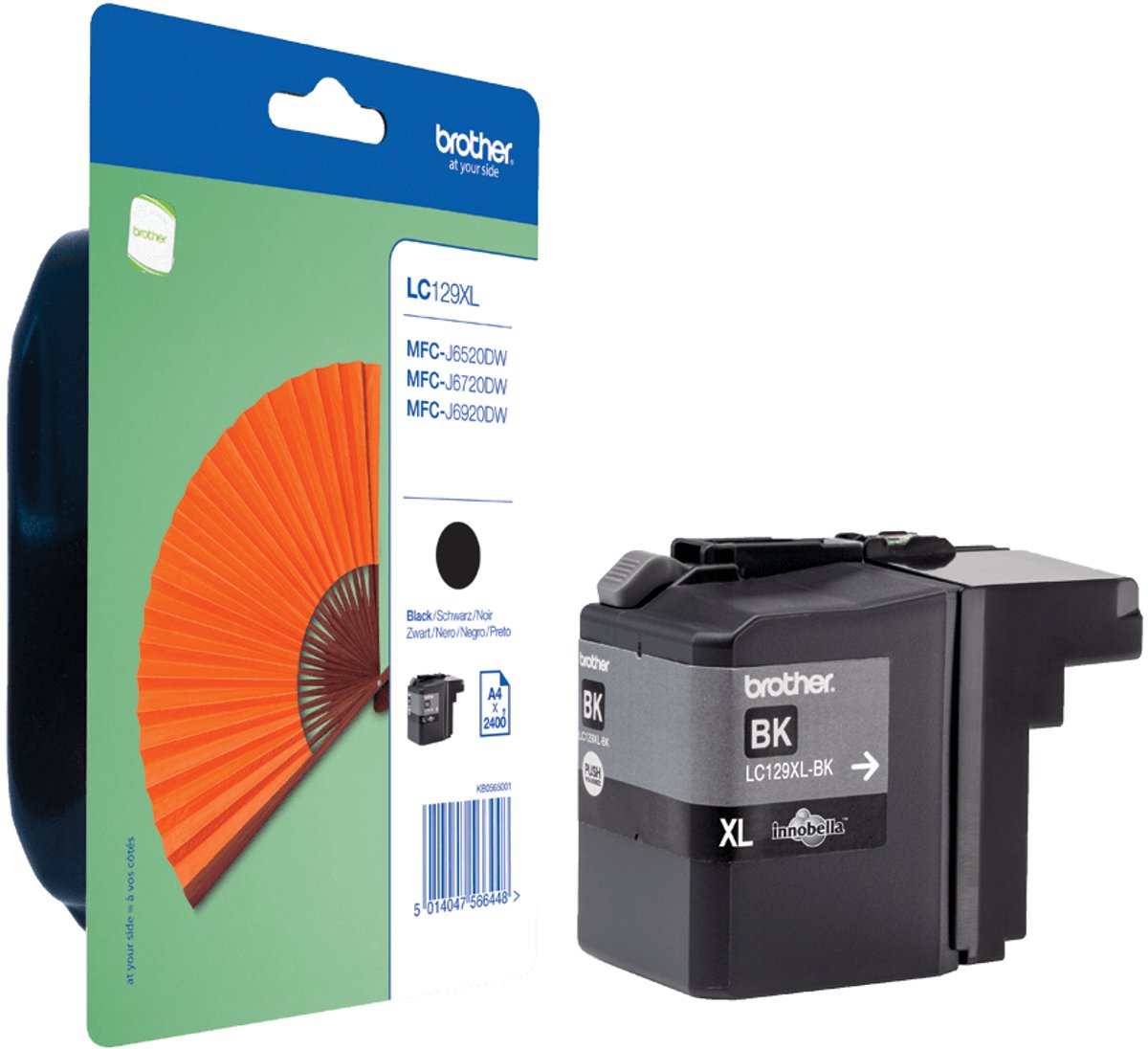 BROTHER LC129XLBK - Zwart Zwart