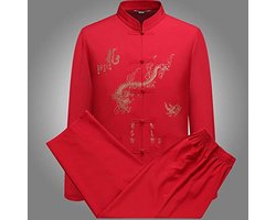 Traditionele Chinese Tang Suit voor Mannen - Kung Fu, Tai Chi, Yoga Outfit