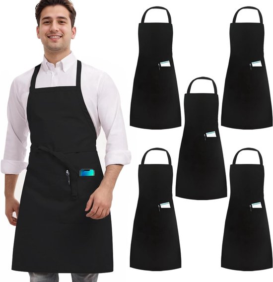 Tablier de cuisine professionnel 100% coton serveur restauration restaurant cuis