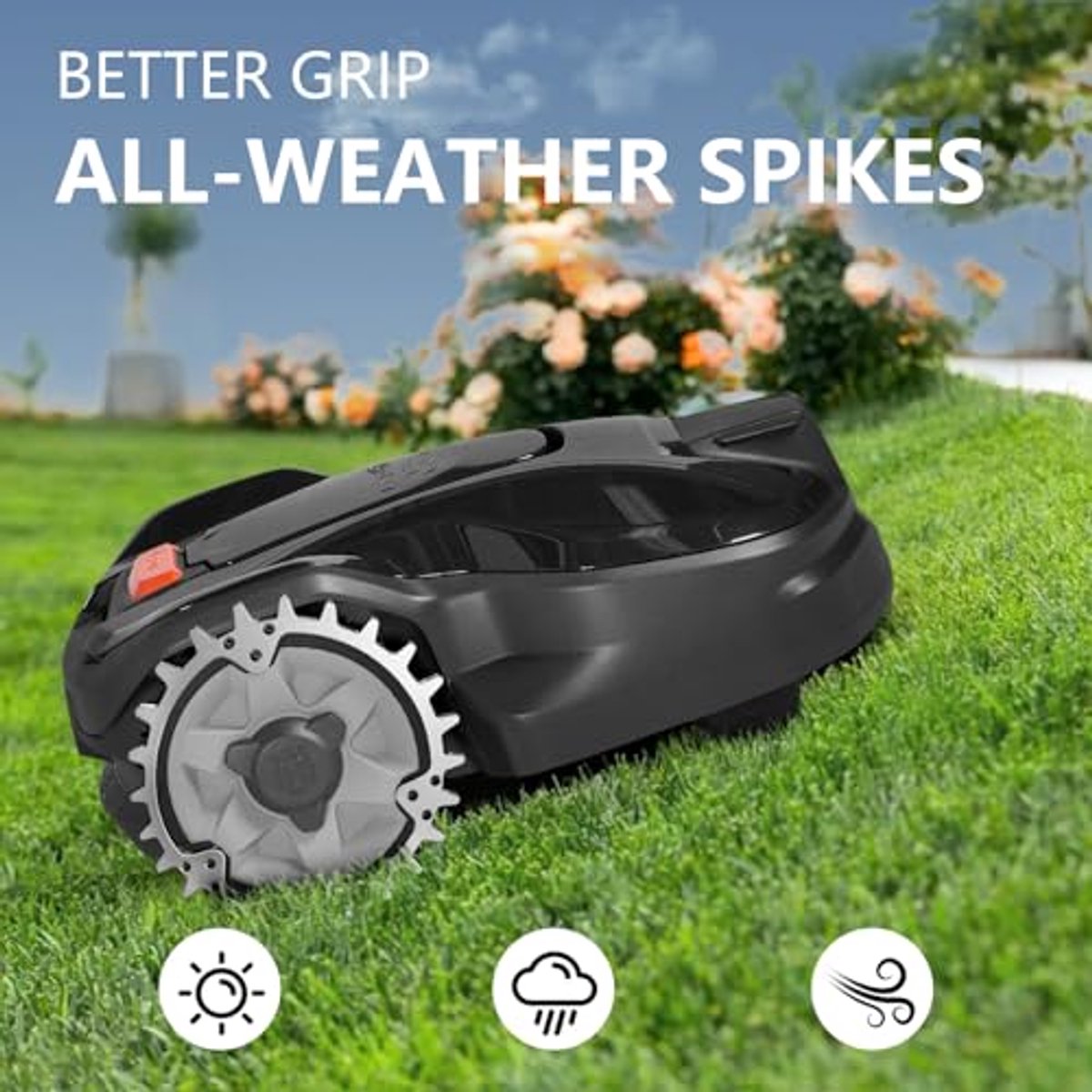 Anti-slip Spikes voor Robotmaaiers - Verbeterde Grip op - afbeelding 3