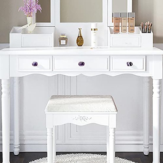 Apothekerskast HWC-A43, ladekast, massief dennenhout vintage shabby look 90x90x32cm