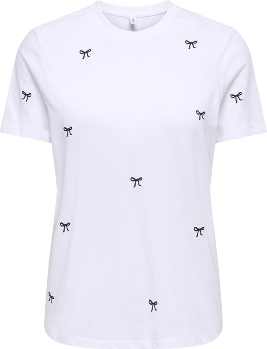ONLY - ONLKETTY LIFE S/ S O-NECK TOP JRS NOOS - Femme - T-shirts