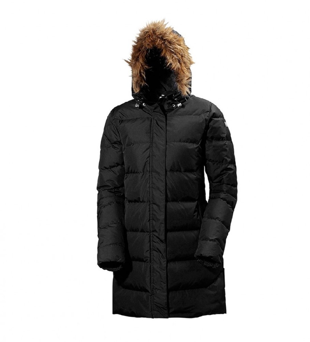 Helly Hansen Aden Donzen Parka Dames, black Maat M
