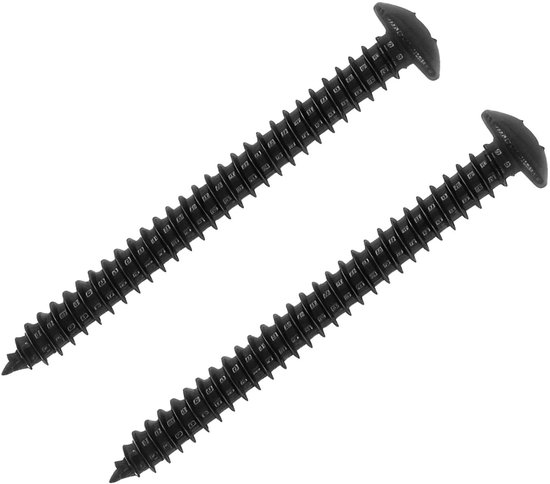 QUARKZMAN Houten schroeven, M4 x 50 mm, multifunctionele snijschroeven, ronde kop, geribbeld, van messing, zelftappende schroef voor metaal, voor houtbewerking, 10 stuks