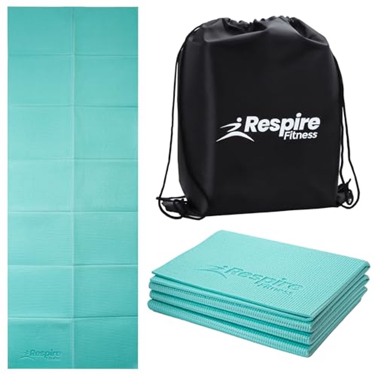 Opvouwbare yogamat voor reizen - lichtgewicht, antislip en ondersteunend voor fitness