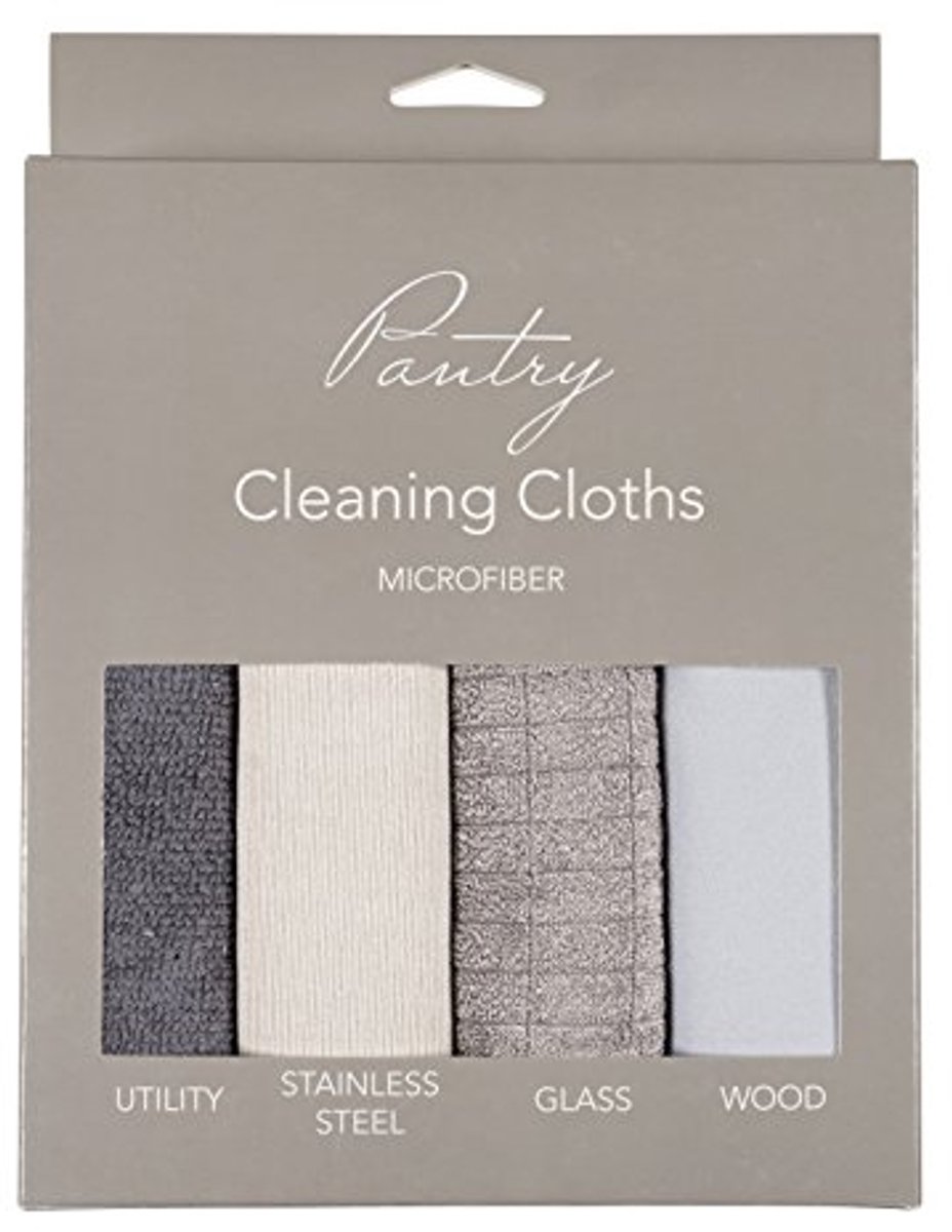 Multifunctionele Microfiber Schoonmaakdoekjes - 4-pack Reinigingsdoeken 15 x 18 inch