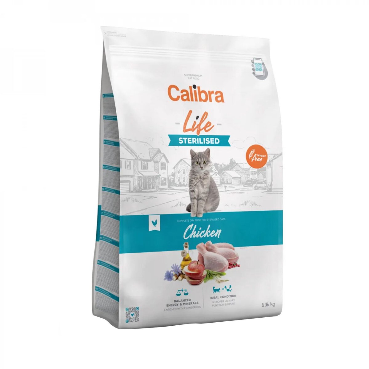 Calibra Calibra Cat Life Sterilised - Kip - 1,5 kg
