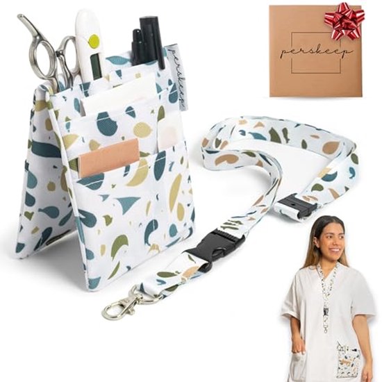 ProCase Verpleegstertas, Utility Medische Verpleegkunde Heuptas, Verpleegkundige Accessoires, Organizer voor stethoscopen en medische verzorging, S, zwart