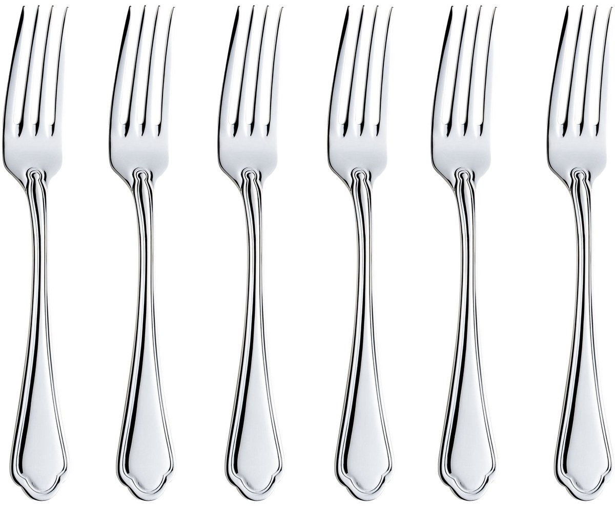 Bonna Dessertvork - Alba - RVS - 17.9 cm - set van 6