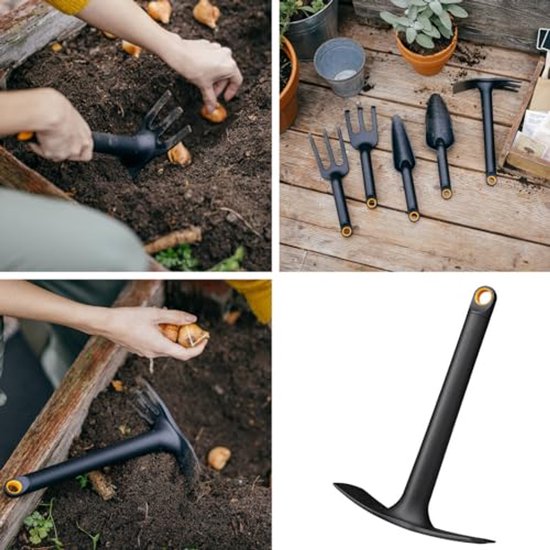 Tuinscheerset 4-delig met onkruidplug, combi-hark, bloemenlepel en snoeischaar van Merkloos	 — afbeelding 4