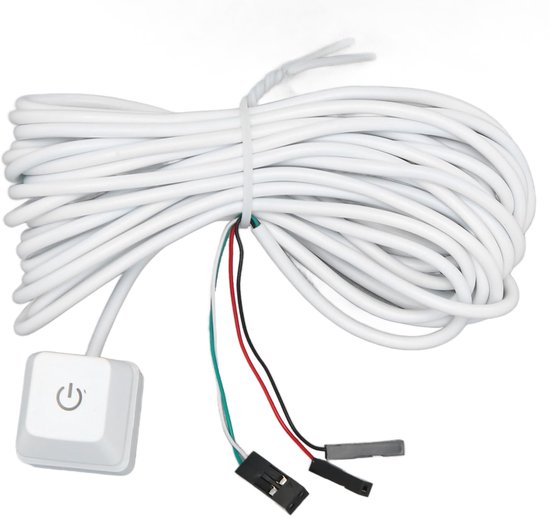 Desktop Computer On/Off Switch, Blue Switch with Backlight External PC ...