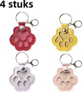 Kattenhaar Memorial Capsule Sleutelhanger - Transparante Pet Fur & Whisker Storage Keepsake, Draagbare Kattenvormige Souvenir Flessendoos, Huisdier Verlies Herinnering Cadeau voor Kattenliefhebbers