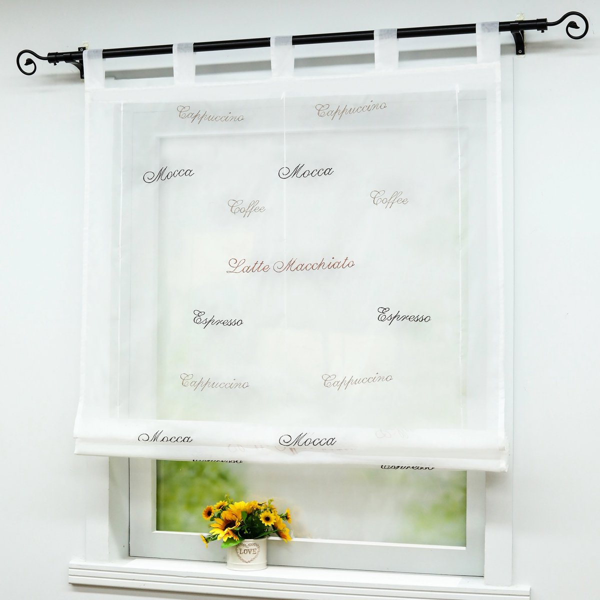 Azomor® Elegante lichtdoorlatende vouwgordijnen voor sfeervolle raamdecoratie 80 x 140 cm