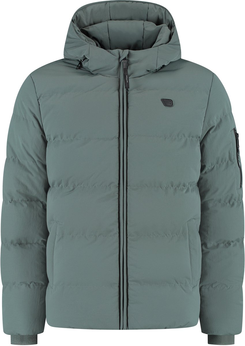 Ballin Amsterdam - Heren Regular fit Jackets Padded - Army Green - Maat XXL